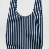 Big Baggu - Navy Stripe