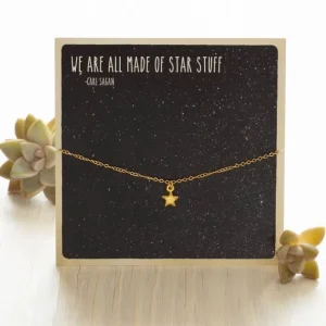 Carded Gift Necklace - Star