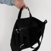 Horizontal Zip Duck Bag - Black