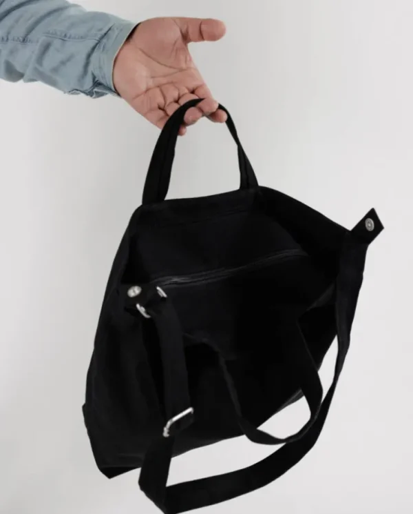 Horizontal Zip Duck Bag - Black