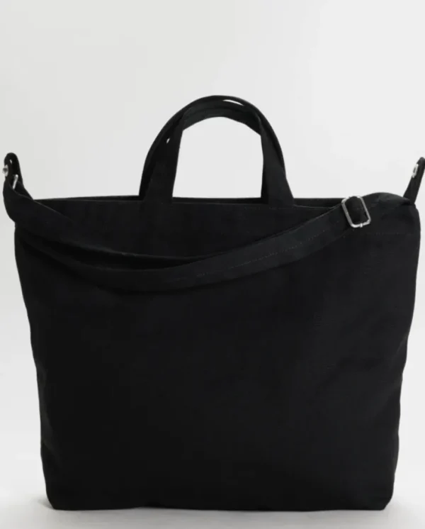 Horizontal Zip Duck Bag - Black