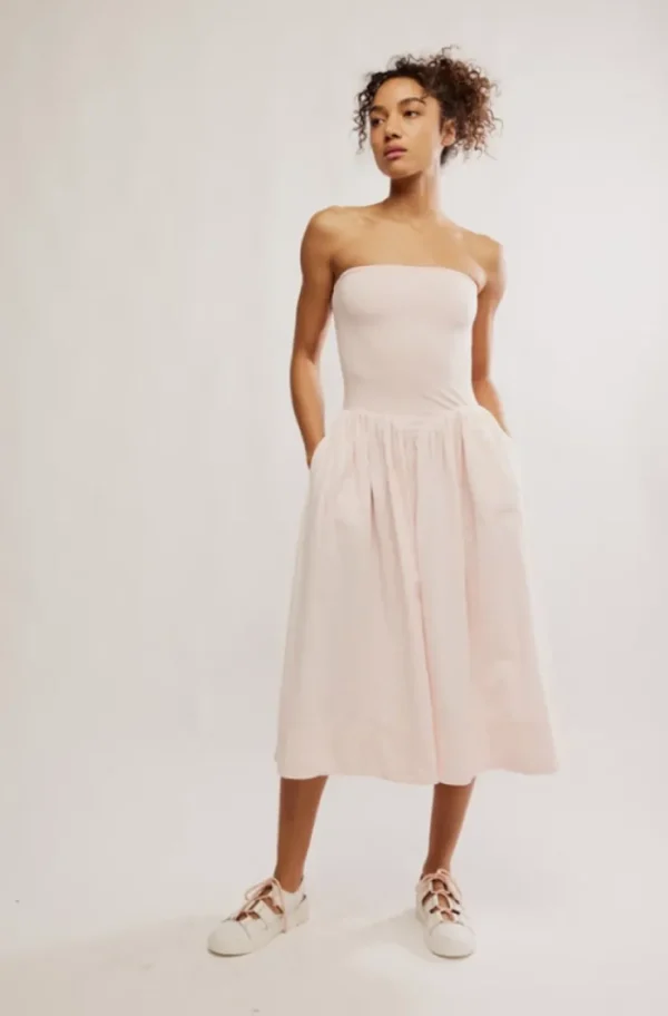 Onda Drop-Waist Tube Midi