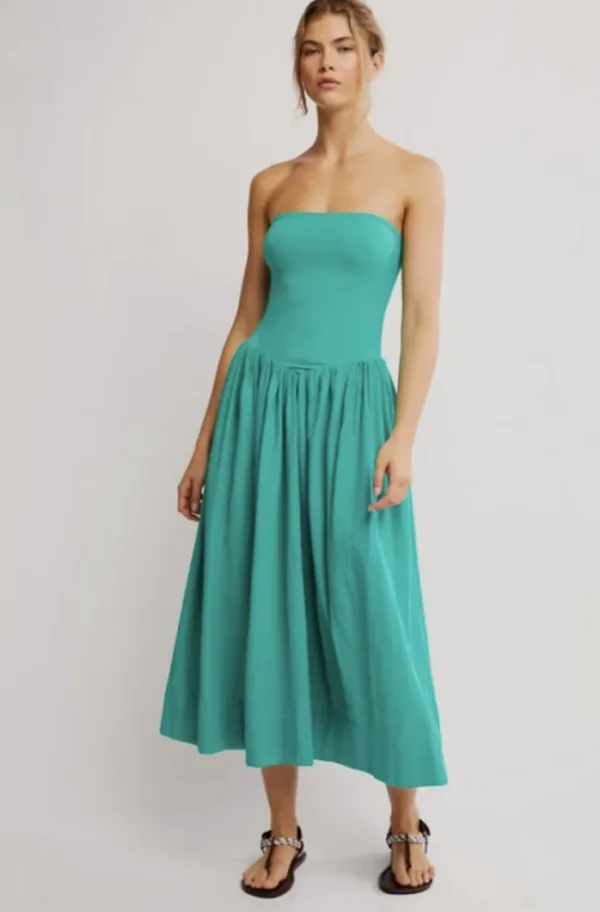 Onda Drop-Waist Tube Midi
