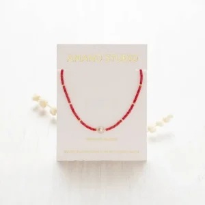 Pearl Miyuki Bead Friendship Bracelet - Rainbow Coral