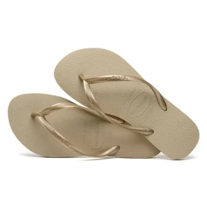 Slim Sandal - Sand Grey/Light Golden