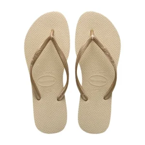 Slim Sandal - Sand Grey/Light Golden