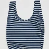 Standard Baggu - Navy Stripe