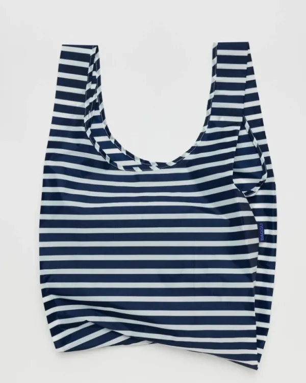 Standard Baggu - Navy Stripe