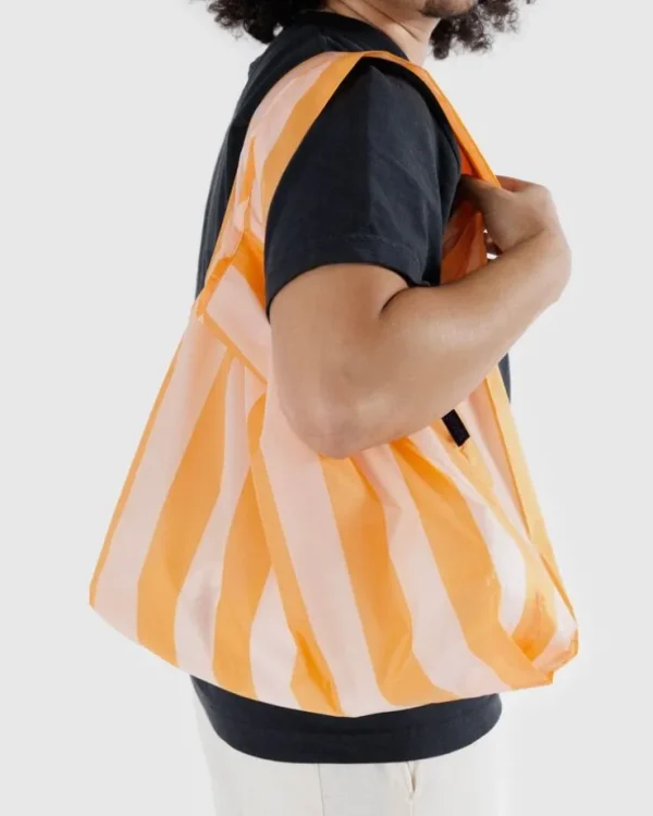 Standard Baggu - Tangerine Wide Stripe