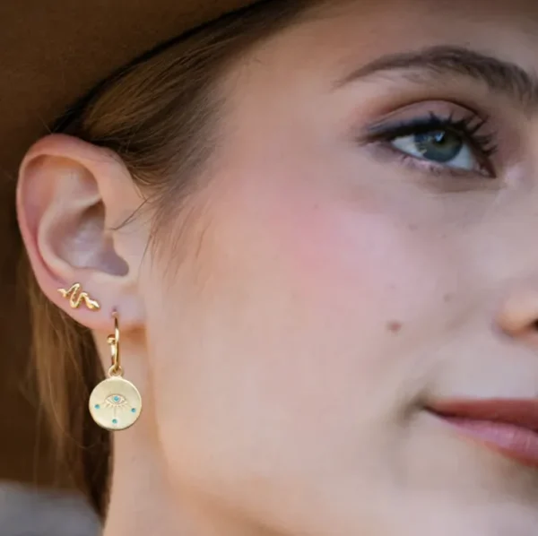 Teeny Tiny Serpent Studs