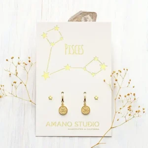 Zodiac Huggie Earrings
