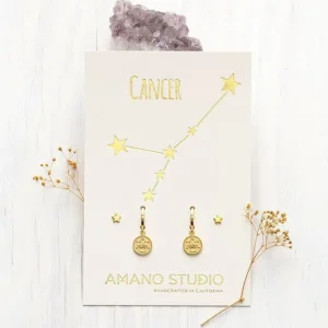 Zodiac Huggie Earrings