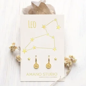 Zodiac Huggie Earrings