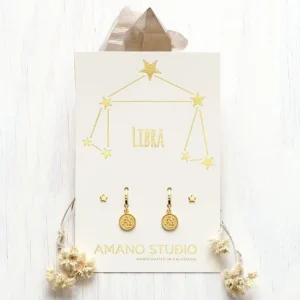 Zodiac Huggie Earrings